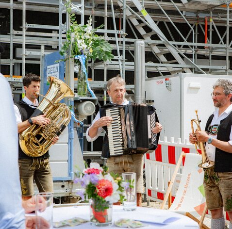 Richtfest Haus Rotondo in Fürstenried West | © Hines