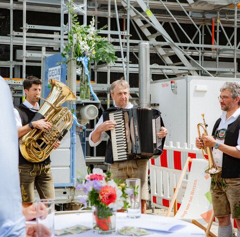 Richtfest Haus Rotondo in Fürstenried West | © Hines