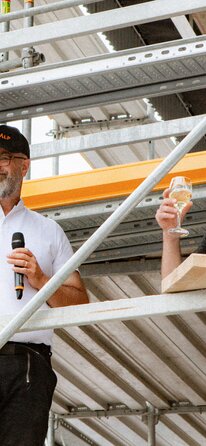 Richtfest Haus Rotondo in Fürstenried West | © Hines