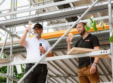 Richtfest Haus Rotondo in Fürstenried West | © Hines