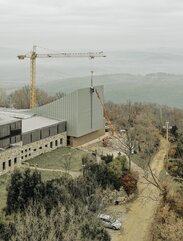Struttura tetto monastero Siloe | © Giacomo Massoni