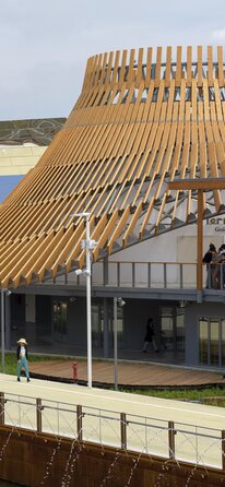 Pavillon in Holzbauweise in Mailand | © LignoAlp