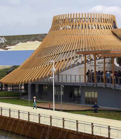 Struttura in legno a Milano - Padiglione Thailandia | © LignoAlp