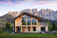 Chalet con strutturale ligneo in Provincia di Bolzano | © Meraner & Hauser