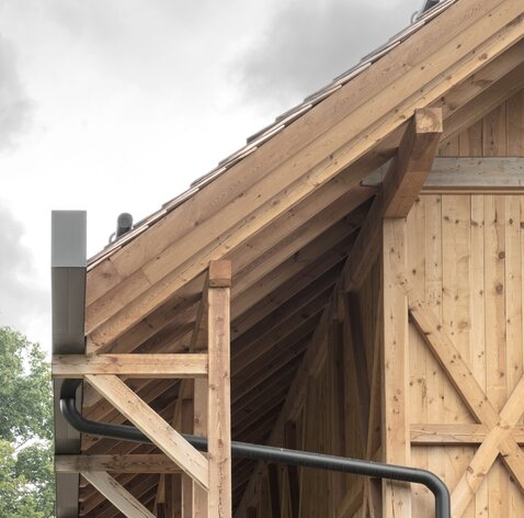 Farmhouse with holiday flats in timber construction | © Gustav Willeit