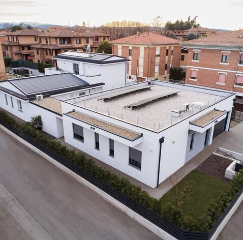 Ampliamento in legno di un edificio residenziale