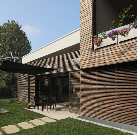 Casa moderna in legno in Provincia di Reggio Emilia | © Kai-Uwe Schulte-Bunert