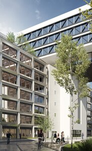 Aufstockungen und Neubauten im Münchner Werksviertel | © LOVT Vision GmbH & Co. KG