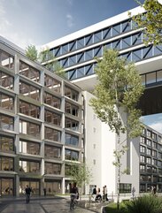 Aufstockungen und Neubauten im Münchner Werksviertel | © LOVT Vision GmbH & Co. KG