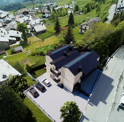 Condominio in legno in Valle d'Aosta | © Studio Idealab