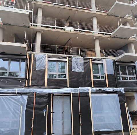 Edificio residenziale ibrido in legno | © LignoAlp