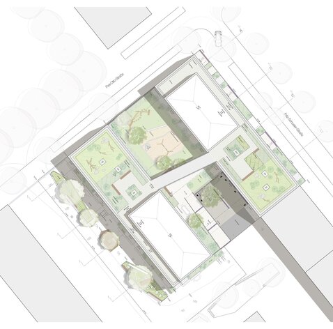 Edificio residenziale ibrido legno-cemento a Monaco di Baviera | © ARCHiTEKTUR:ZWiNGEL/DiLG