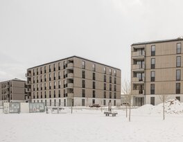 Timber hybrid residential building in Munich | © Florian Holzherr