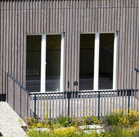 Complesso residenziale in legno a Monaco | © Regina Sedlmayer