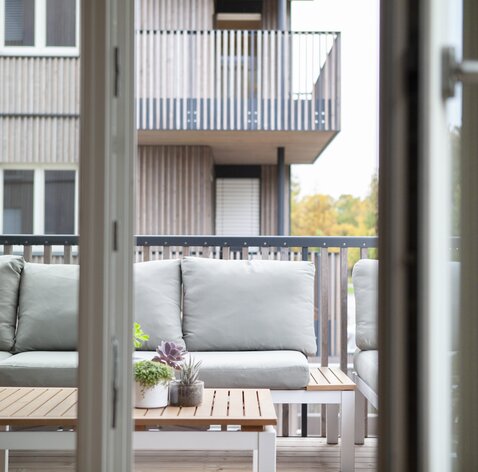 Wooden residential complex in Munich | © Regina Sedlmayer