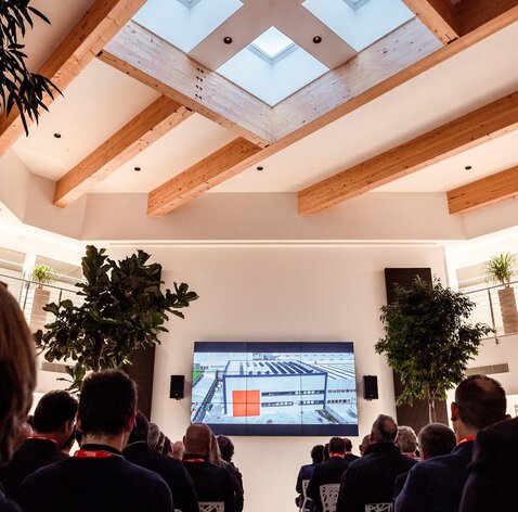 Recuperation of an industrial hall with wood | © Gruppo Triveneta