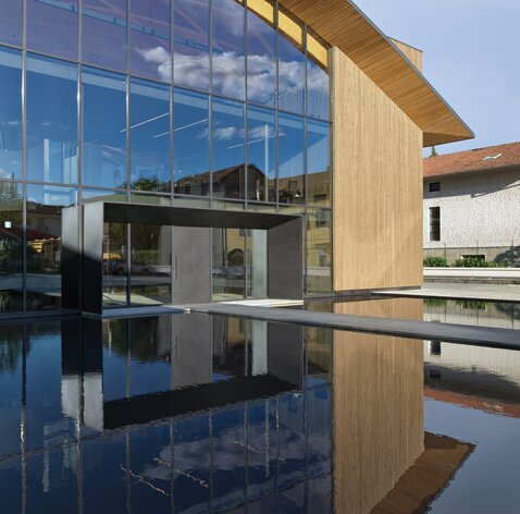 Cantina in legno in Provincia di Vercelli | © Matteo Piazza