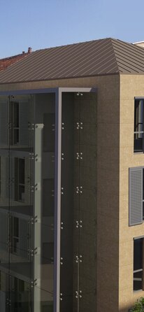 Viergeschossiges Studentenwohnheim in Mailand | © Studio Guzzo