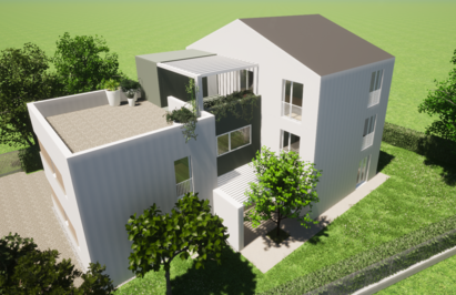 Centro accoglienza in legno a Modena | © carteriA+ architettura&design