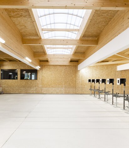 Wooden sports hall in Munich | © Regina Sedlmayer