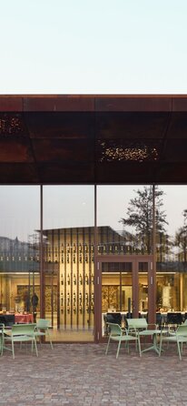 Restaurant aus Holz in Bergamo | © Michele Nastasi
