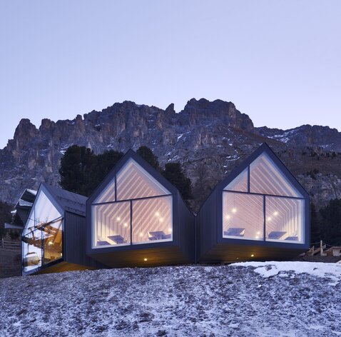 Rifugio in legno in Provincia di Bolzano | © Oskar Da Riz