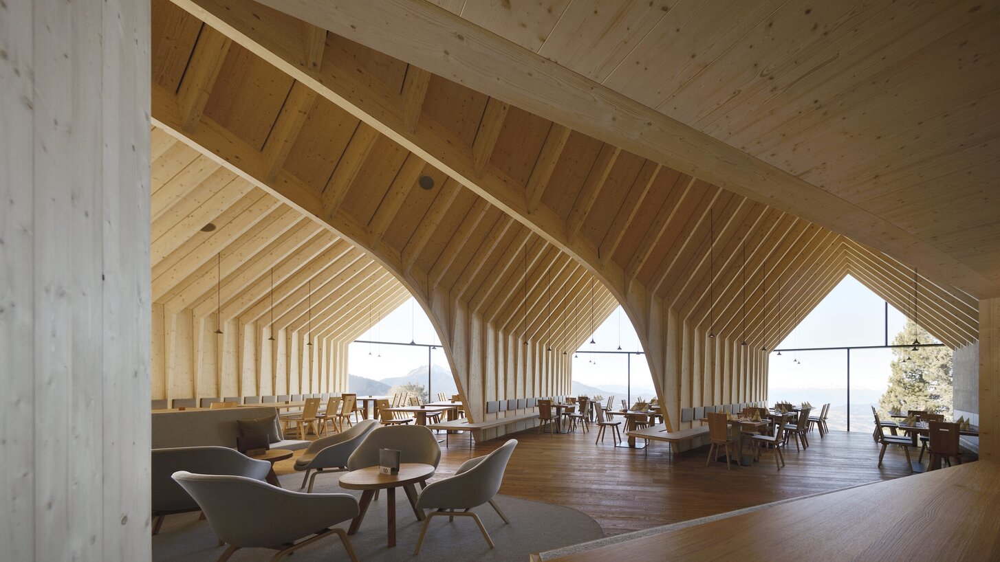 Berghütte aus Holz in der Provinz Bozen | © Oskar Da Riz