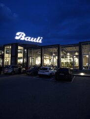 Wooden roof for Bauli in Autostrada