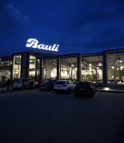 Wooden roof for Bauli in Autostrada