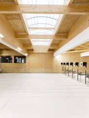 Wooden sports hall in Munich | © Regina Sedlmayer