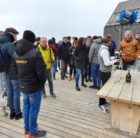 Formazione per progettisti - visita rifugio Oberholz | © LignoAlp