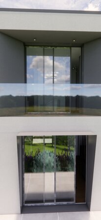 Villa moderna in legno Reggio Emilia | © Arch. Valeria Zaniboni Villa moderna in legno Reggio Emilia | © Arch. Valeria Zaniboni