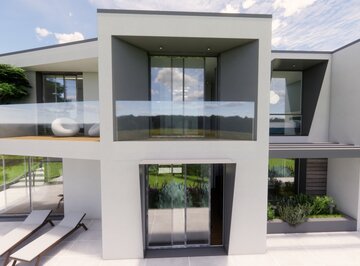 Villa moderna in legno Reggio Emilia | © Arch. Valeria Zaniboni